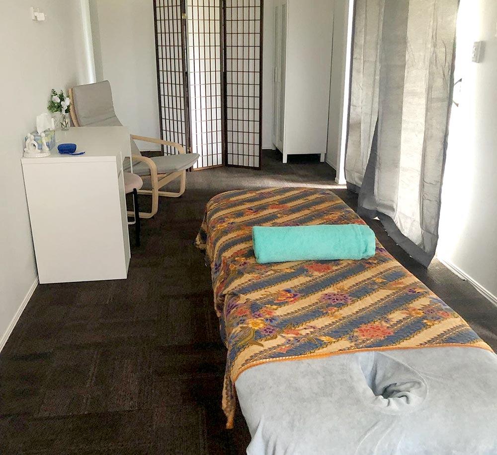 flagstone remedial massage treatment room